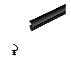 Legacy 3S-BK 74" Kerf Silicone Gasketing, Black