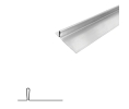 Legacy 3ZN 56 Interlocking Metal Weatherstrip, Plain Rib Strip 1-5/8" Base, Zinc, 56" Length