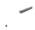Legacy 423PB-BK-PSA 28" Self-Adhesive Pile Brush Gasketing, Black
