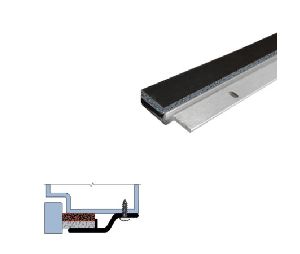 Legacy 5041-FX-CA 106 Gasketing with Black SPR & Integral Intumescent insert, Clear Anodized Aluminum, 106" Length