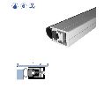 Legacy 5077-CA 34 Adjustable Sealing System with Black SRE insert, Clear Anodized Aluminum, 34" Length