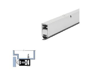 Legacy 5078-CA-FL-LIG-WH-SRE 138 Adjustable Sealing System with White SRE insert, Clear Anodized Aluminum, Fire Label, Ligature Resistant, 138" Length