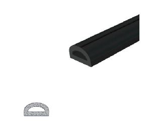 Legacy 5218SPR-PSA 144" Self-Adhesive Sponge Rubber Gasketing, Black
