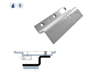 Legacy 5574SPB-SP Strike Plate Mounting Bracket, Gray Steel Prime