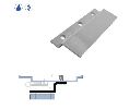 Legacy 5823SPB-SP Strike Plate Mounting Bracket, Gray Steel Prime