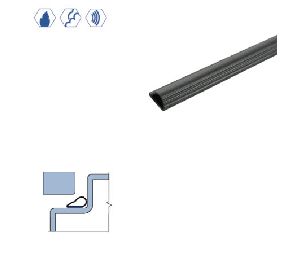 Legacy 5884S-BK-PSA 12" Self-Adhesive Silicone Gasketing, Black