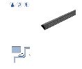 Legacy 5884S-GY-PSA 78" Self-Adhesive Silicone Gasketing, Gray