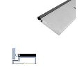 Legacy 5924-MB 100 Head & Jamb Gasketing with Black SRE insert, Matte Black Powder Coat, 100" Length