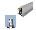 Legacy 7033-CA-EBB-749-EA 130" Concealed Automatic Door Bottom (Draft Option) with SRE insert for Swinging Doors, Concealed Pull, Electrical Actuator, Clear Anodized Aluminum 
