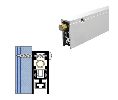 Legacy 7153-CA-LL 100" Surface Automatic Door Bottom, Lead-Lined with LL insert for Swinging Doors, Clear Anodized Aluminum 