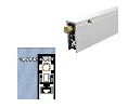 Legacy 7253-CA-LL 34" Semi-Mortised Automatic Door Bottom, Lead-Lined with LL insert for Swinging Doors, Clear Anodized Aluminum