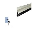 Legacy 72918-WP 100 Surface Mounted Door Sweep or Meeting Stile with Nylon Brush Insert, White Powder Coat, 100" length