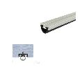 Legacy 735-WP 50 Mortised Door Sweep or Meeting Stile with SRE Insert, White Powder Coat, 50" length