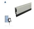 Legacy 7774-BK 96 Surface Mounted Door Sweep with SRE Insert, Black Anodized Aluminum, 96" length