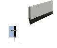 Legacy 779-WP 50 Surface Mounted Door Sweep with SRE Insert, White Powder Coat, 50" length