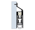 Automatic Door Bottom 7793CA x 83-3/4” x standard fastener package x [hand] - Legacy