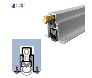Legacy 7963-CA 36" Concealed Automatic Door Bottom with SRE insert for Swinging Doors, Clear Anodized Aluminum