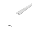 Legacy 7ZN 24 Interlocking Metal Weatherstrip, Meeting Rail Hook, Zinc, 24" Length