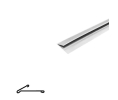 Legacy S181 84 Interlocking Metal Weatherstrip, Hinge Door Spring, Stainless Steel, 84" Length