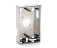 Linear 286 Surface-mount Backbox, chrome