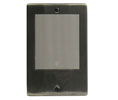 Linear D3N Intercom Door Station, Antique Brass