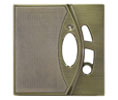 Linear DMC-10PFAB-4 Patio Station Faceplates, 4/pk, Antique Brass