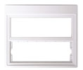 Linear DMCFC Combination Retrofit Mounting Frame, White