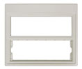 Linear DMCFCA Combination Retrofit Mounting Frame, Almond