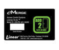 Linear EL2DLB  eMerge Elite-36 2-Door License-to-Go™ Card 