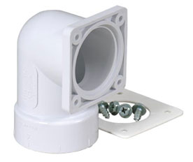 Linear VM108 90-degree Flanged Thin Wall Adapter Fitting