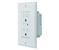 Linear WO15Z-1 Z-Wave Single Wall Outlet