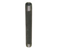 L and J B038 Black Iron Pipe Nipple - 3/8" x 6"