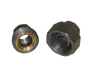 L and J B049 Black Iron 3/8" Union