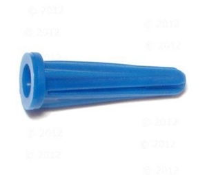 L & J 19400689 Plastic Wall Anchor Conical #10-12 100/Box
