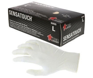 L & J 23701278 Disposable Liquid-Proof Gloves, Large 100/Box