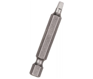 L & J 26160901 1/4 Hex Shank Square Recess Size #2 Extra Hard Screwdriver Bit