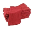 L & J 32442500 Shop Towel Red 10 Pack 12 X 14"
