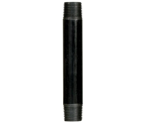 L & J B059 Black Iron 3/8" X 10" Nipple