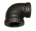 L & J B084 Black Iron 3/4" X 1/2" Reducing Elb.ow
