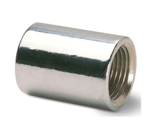 L & J C033 Chrome 1/2 Coupling