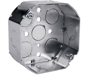 L & J CBOX Heavy Duty Chrome Mounting Box