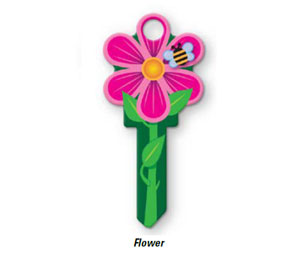 Lucky Line B106W Flower Blank Key Shape - Weiser