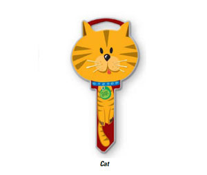 Lucky Line B115K Cat Blank Key Shape - Kwikset