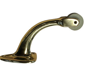 L & M Hardware RB2470 US3 Roller Bumper - Polished Brass