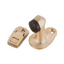 L & M Hardware FS2451 US26D Floor Stop with Manual Holder - Satin Chrome