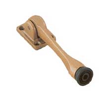 L & M Hardware FS2544-4 SP28 Kick Down Door Holder - Sprayed Aluminum