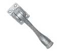 L & M Hardware FS2555-5 SP28 Kick Down Door Holder - Sprayed Satin Aluminum