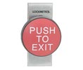 Locknetics 625RD EX NS 2-3/4" Red Exit Pushbutton