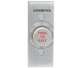 Locknetics 631ALEXNS 1-1/4" Aluminum Exit Pushbutton