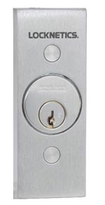 Locknetics 653-04 SPDT Maintained Single Direction Keyswitch